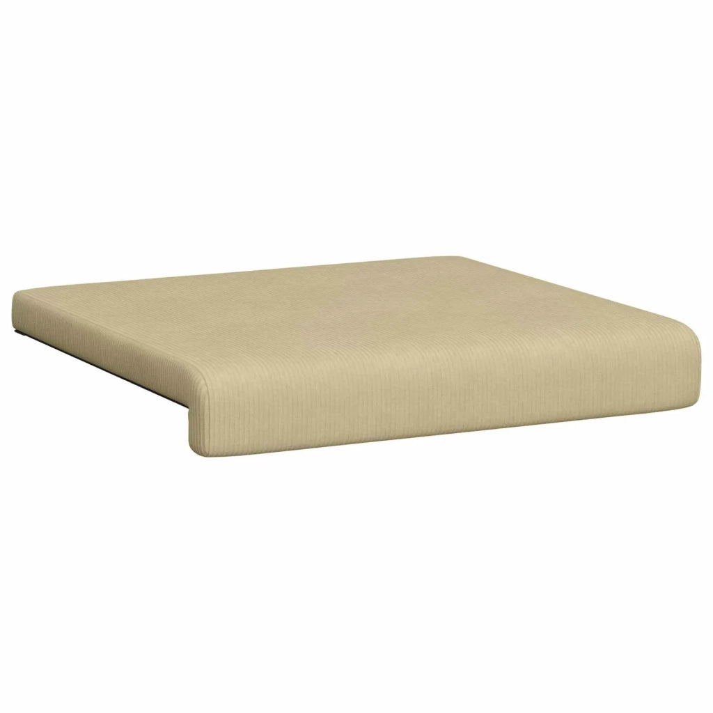Cuscino per panchina 2 pcs corduroy Grigio Verde 42043062