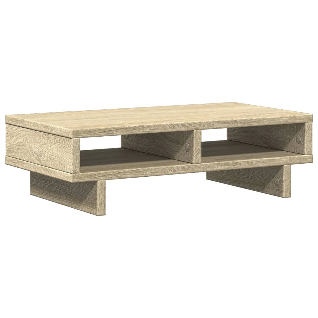 Supporto per monitor da scrivania Sonoma 50 x 27 x 15 cm legno ingegnerizzato marrone 02_0044992