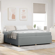 Struttura del letto Grigio chiaro 200 x 200 cm Tessuto 3398431