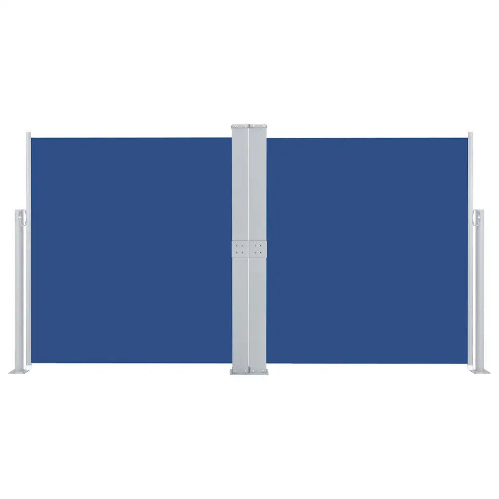 Tenda da Sole Laterale Retrattile-Tenda parasole per balcone per giardino Blu 160x600 cm 733997