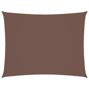 Parasole a vela | Telo Ombra | Vela da ombra Oxford Rettangolare 4x6 m Marrone
