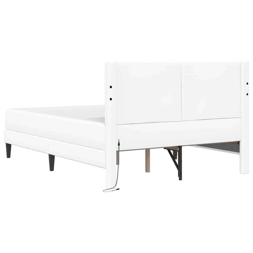 Struttura del letto con strisce LED 2 pcs Similpelle