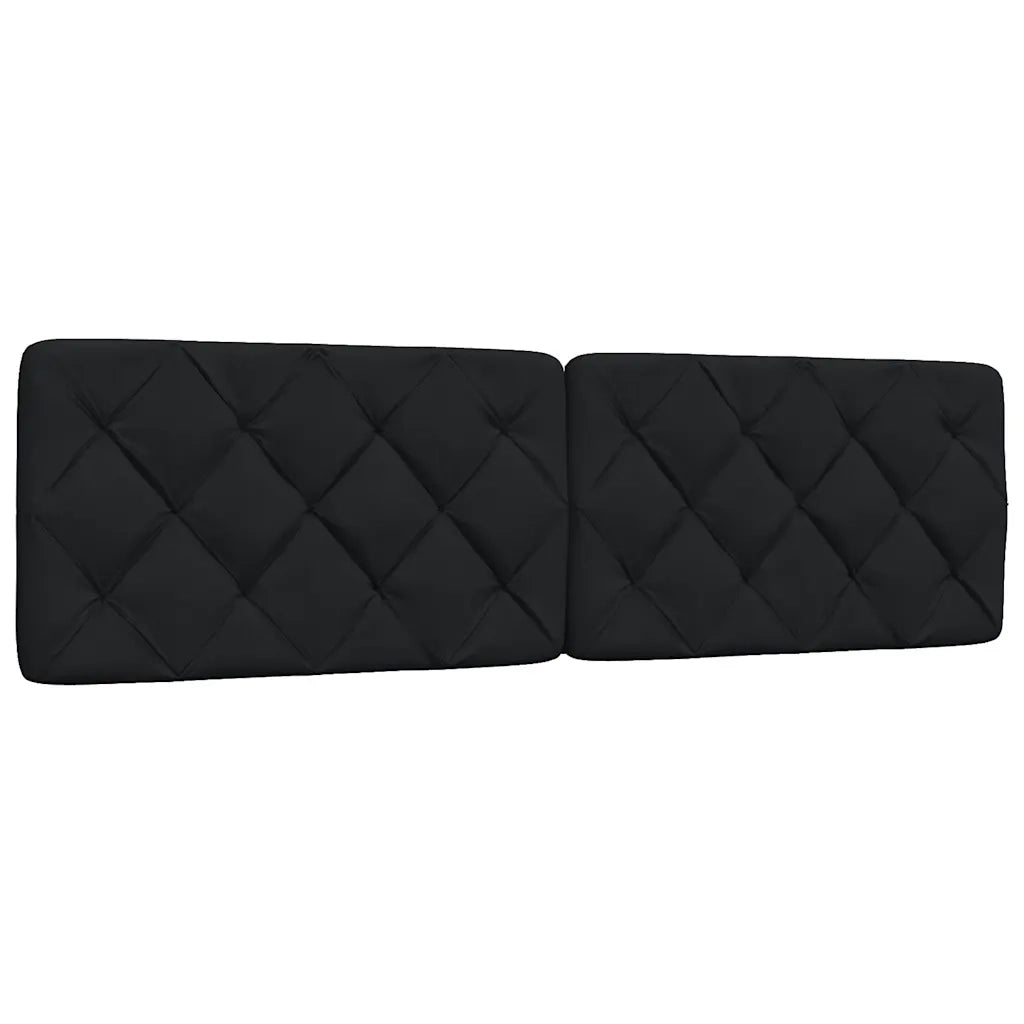 Cuscino Testiera Nero 180 cm in Tessuto