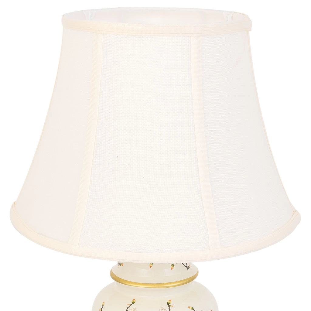 Lampada da tavolo in ceramica bianca D33x55