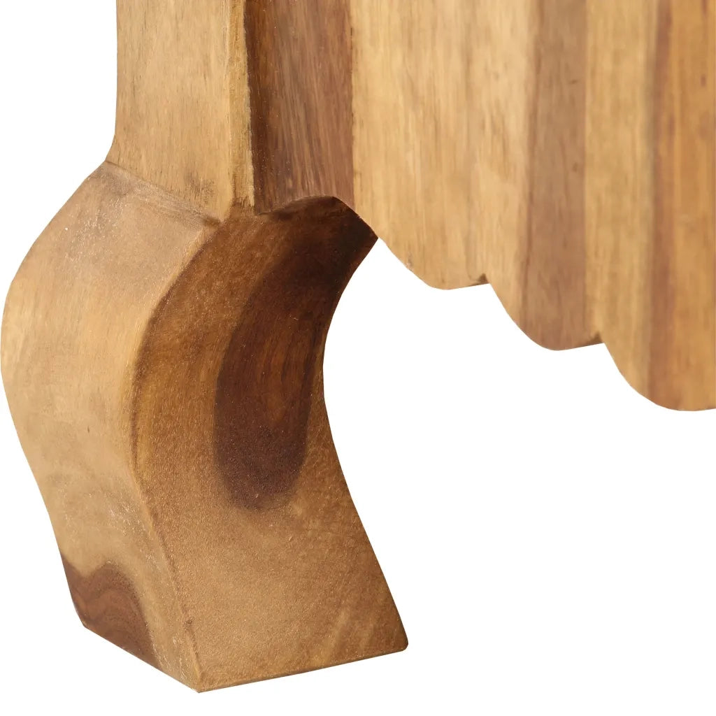 Mobile Porta TV 115x30x42 cm in Legno Massello 287337