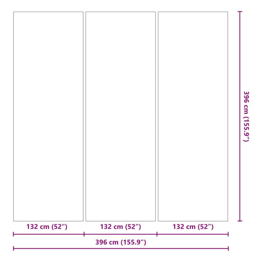 Copertura Piscina Quadrata Nera Plastica 396 x 396 cm Durevole