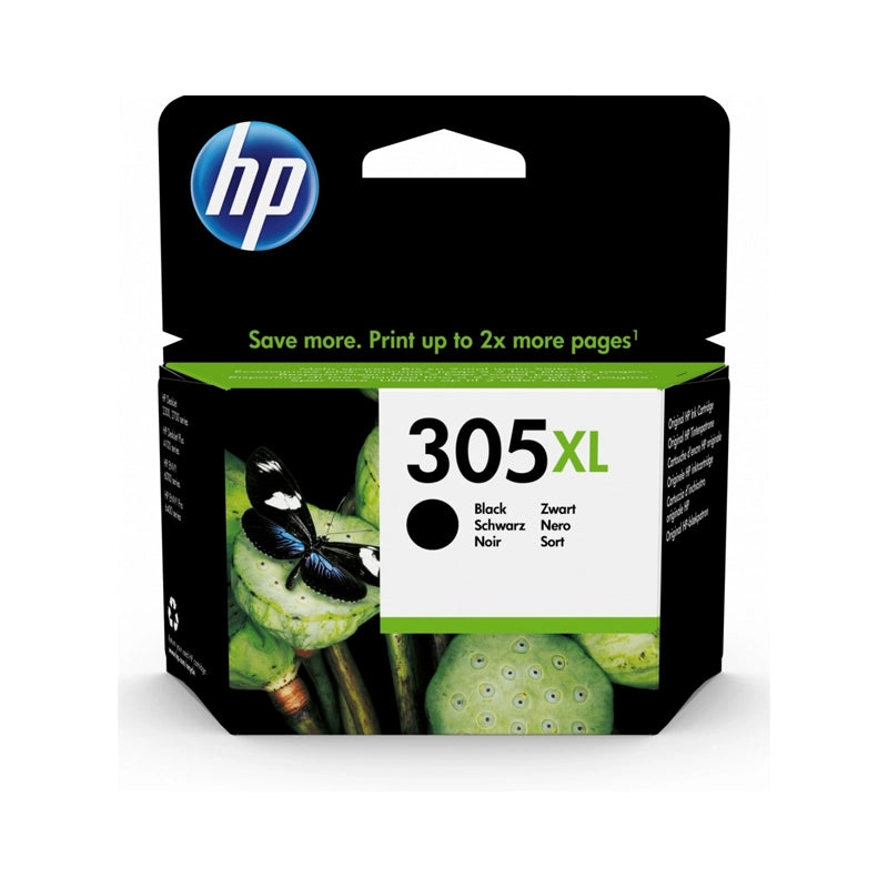 HP Cartuccia di inchiostro nero originale ad alta capacità 305XL