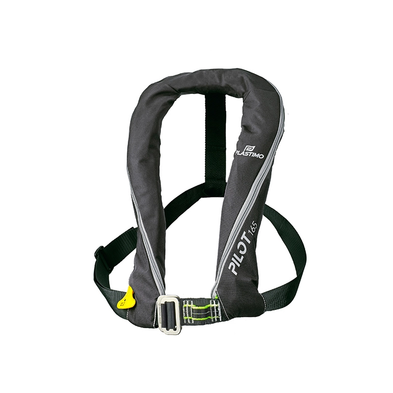 PILOT 165N MANUALE NERO BLACK LIFEJACKET PILOT 165N MANUAL WITH HARNESS