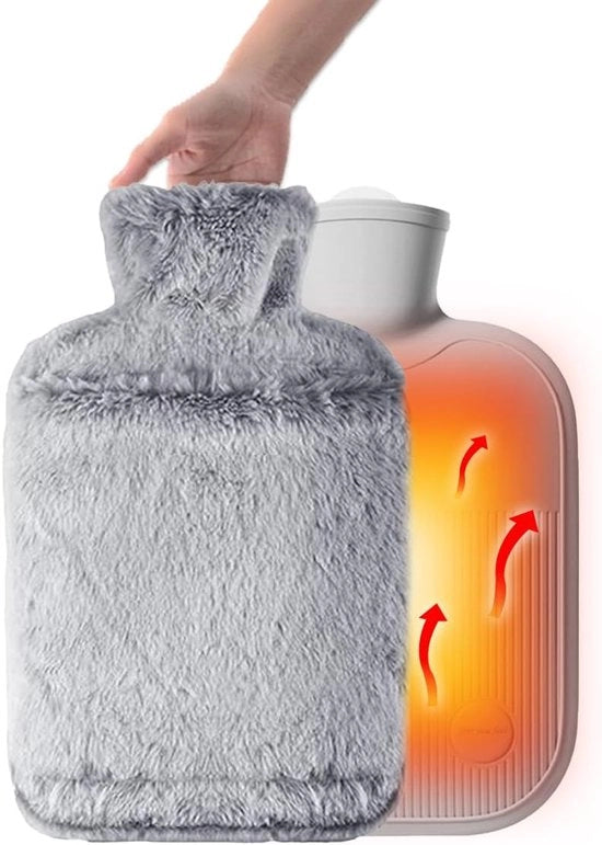 Termos 2 litri - rivestimento in piuma - termos per terapia calda fredda - allevia il dolore - sicuro e duraturo - per bambini e adulti