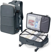 Borsa da viaggio grande per donne, valigetta da mano Ryanair 40x20x25 valigetta da mano sotto il sedile Easyjet valigetta da mano per bagaglio a mano per laptop Rucksack da 14 pollici impermeabile