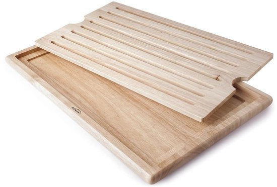 Snodo di cottura, 60486, robusto e duraturo, sistema GRIP, 8 solchi orizzontali, legno di gomma, 53 x 32,5 cm