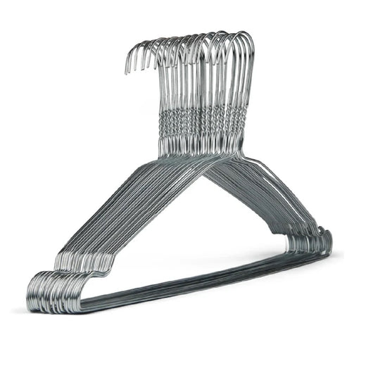 Grucce in Metallo 60pz Appendiabiti Resistente Salvaspazio Giacche Vestiti Pantaloni Camicie