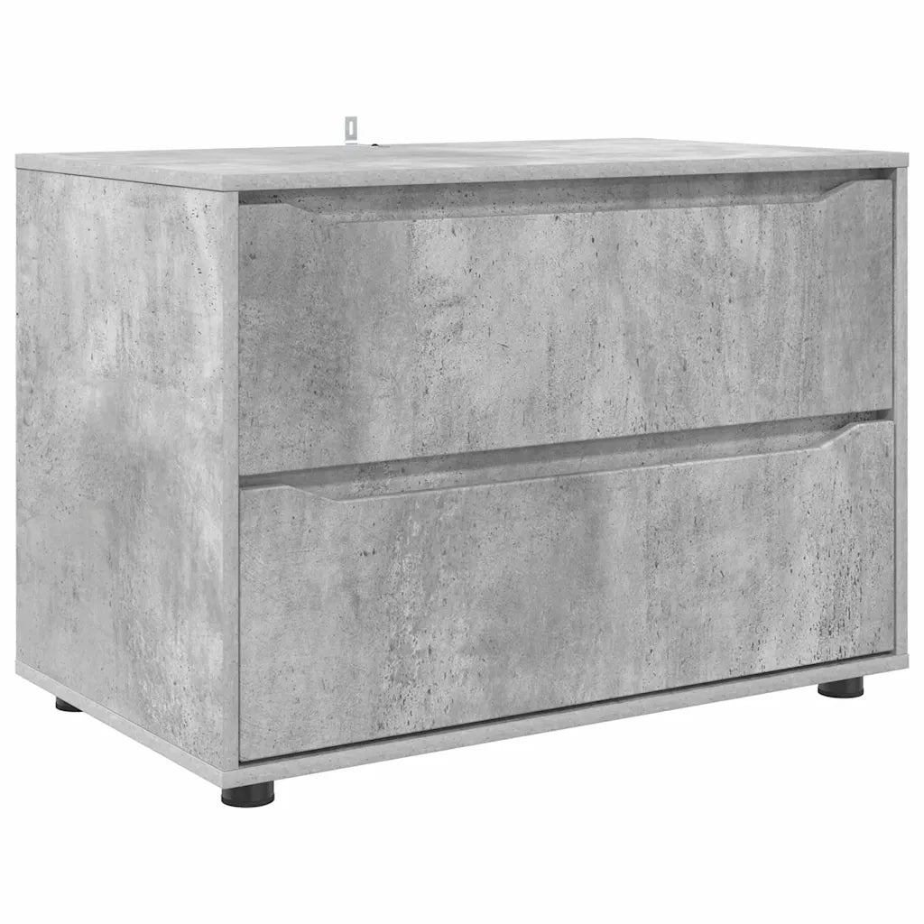 Armadio Grigio cemento 80 x 48 x 57 cm Legno multistrato