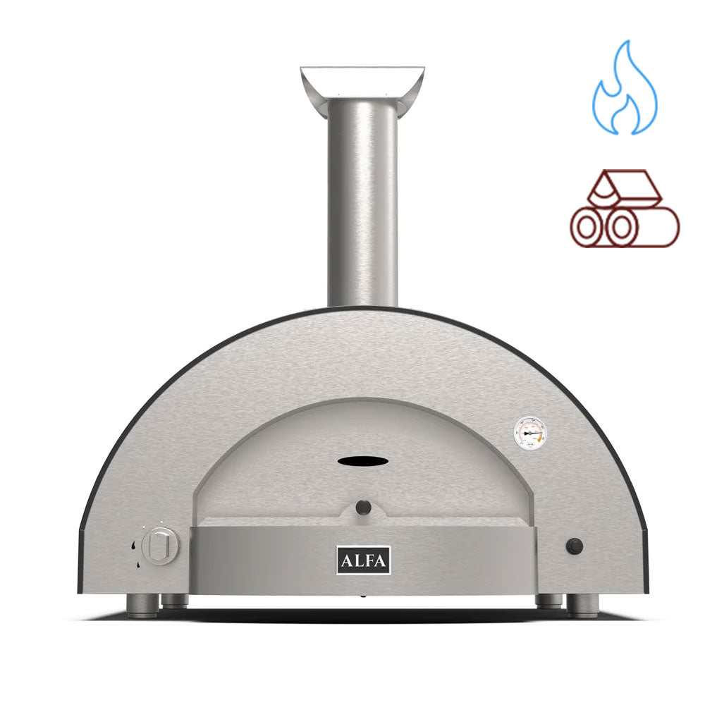 Forno per Pizza Esterno Classico 4 Pizze Alfa Formato: Ibrido