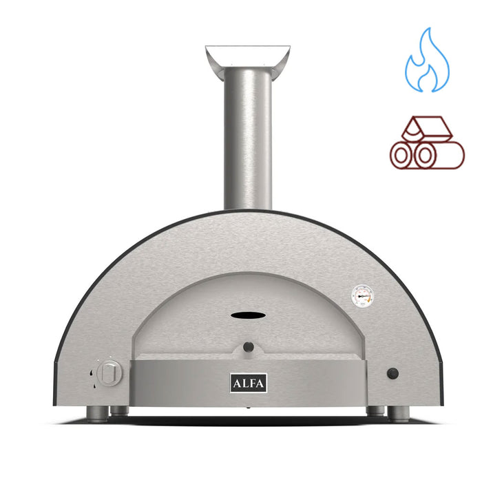 Forno per Pizza Esterno Classico 4 Pizze Alfa Formato: Ibrido