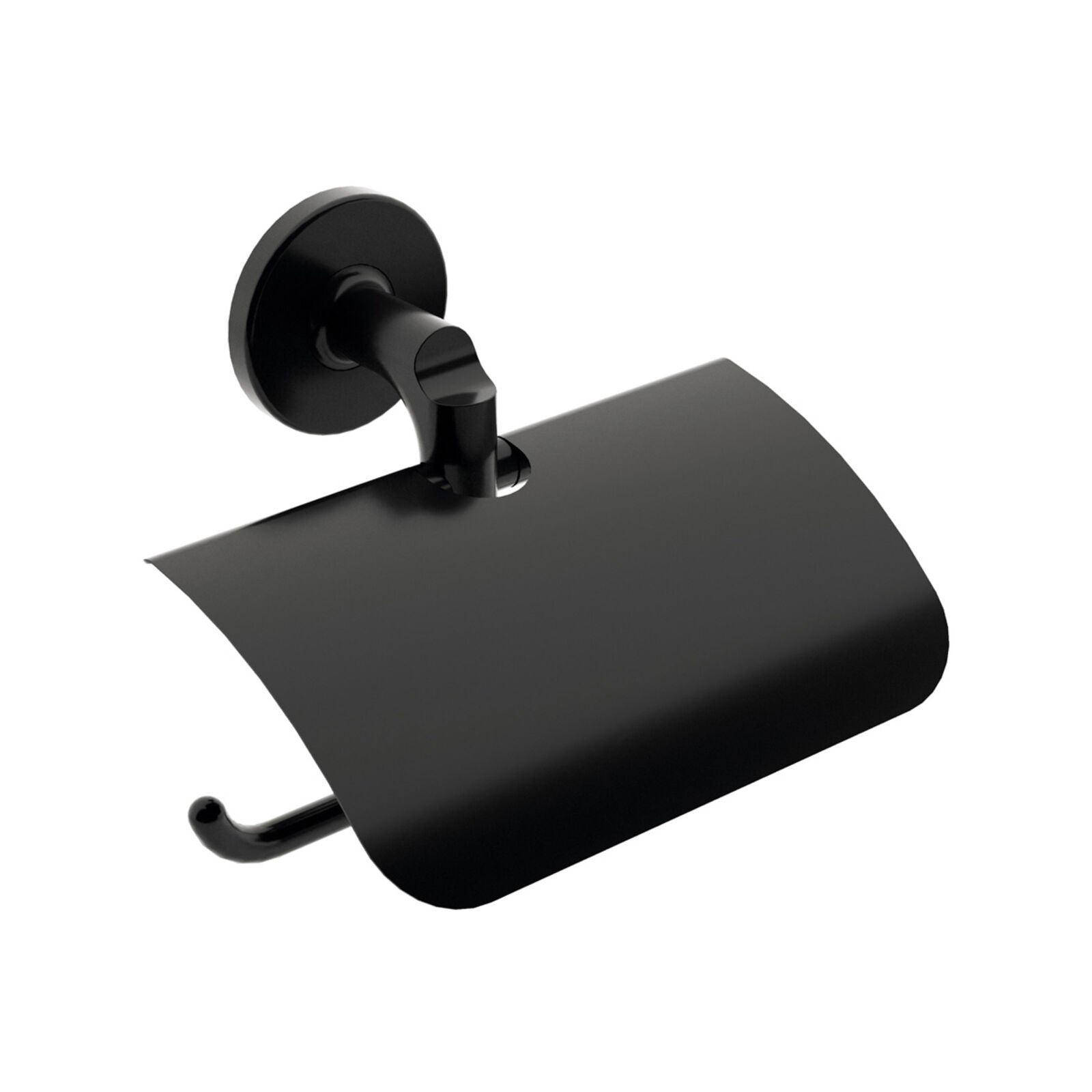 Lineabeta - Portarotolo coperto Sbecà in ottone nero