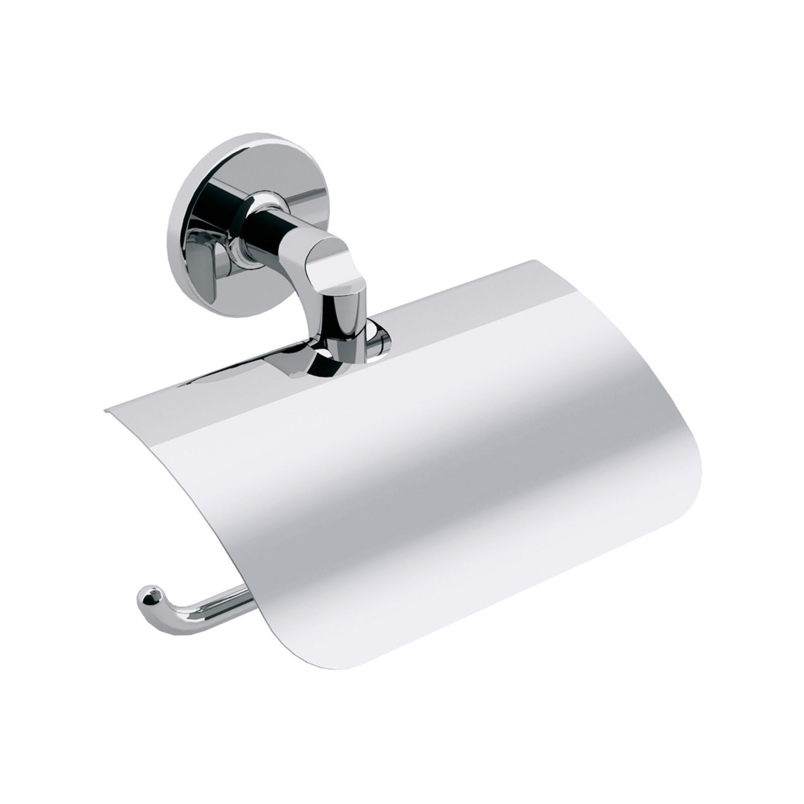 Lineabeta - Portarotolo coperto Sbecà in ottone cromato