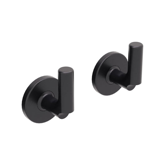 Lineabeta - Coppia appendiabiti Sbecà in ottone nero
