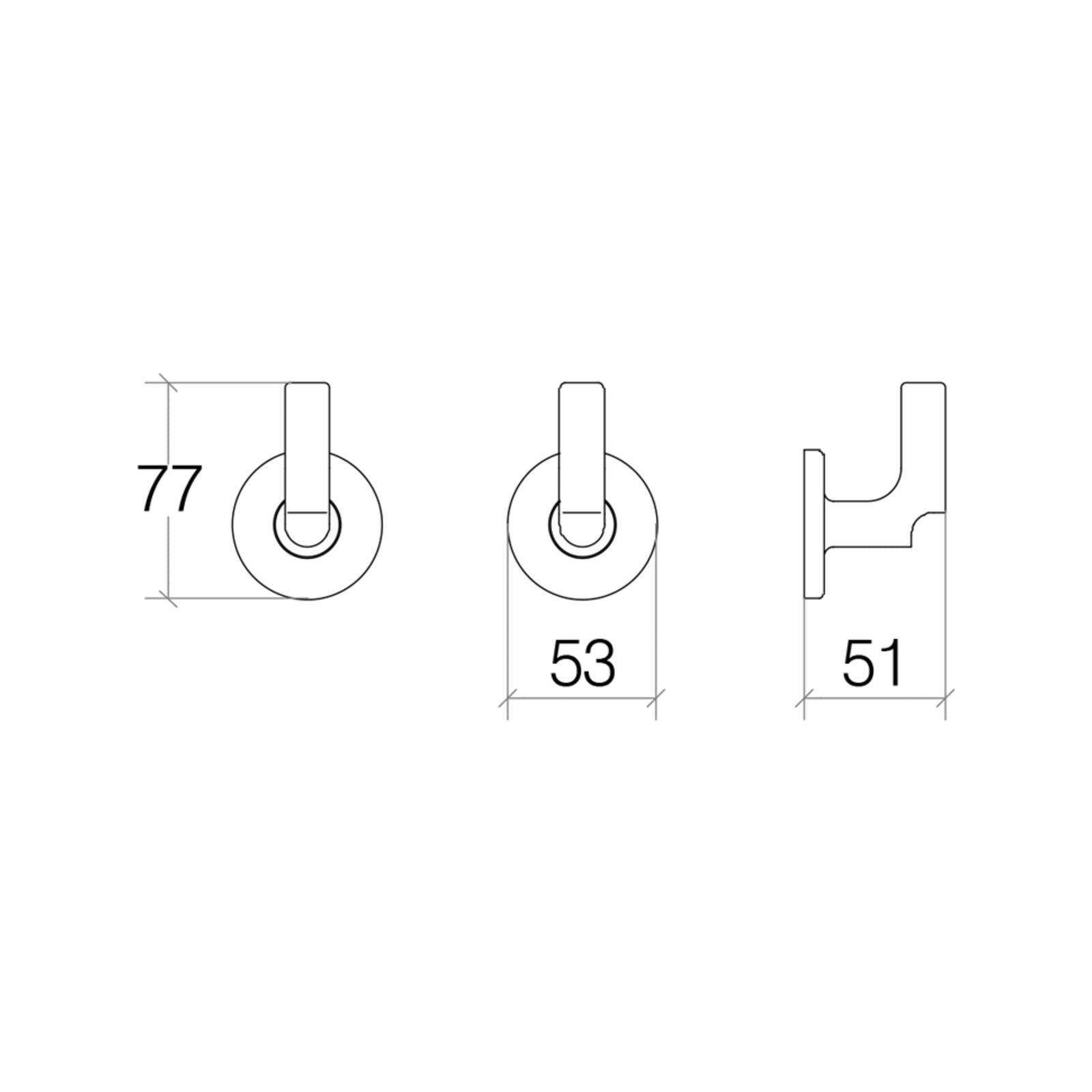 Lineabeta - Coppia appendiabiti Sbecà in ottone nero