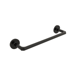 Lineabeta - Porta asciugamani Sbecà in ottone nero L.35,5 cm