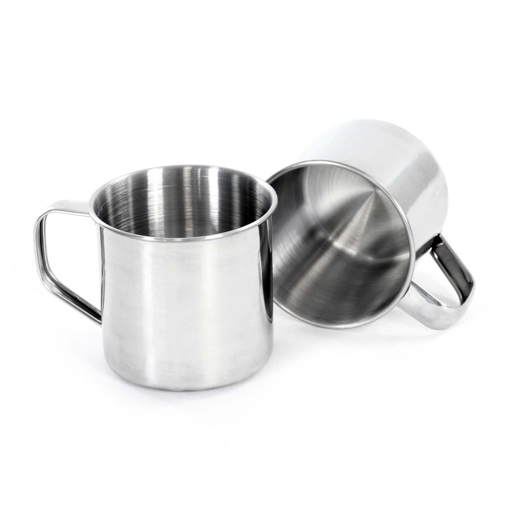 Toboli Set di stoviglie da campeggio 16 pz con posate, padelle, pentole, fornello
