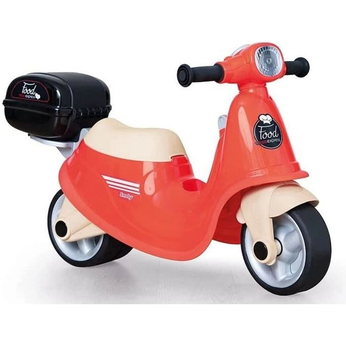 Smoby - Porta Monopattino Food Express - Per Bambini Da 18 Mesi - Ruote Silenzioso - Portapacchi - Custodia Rimovibile