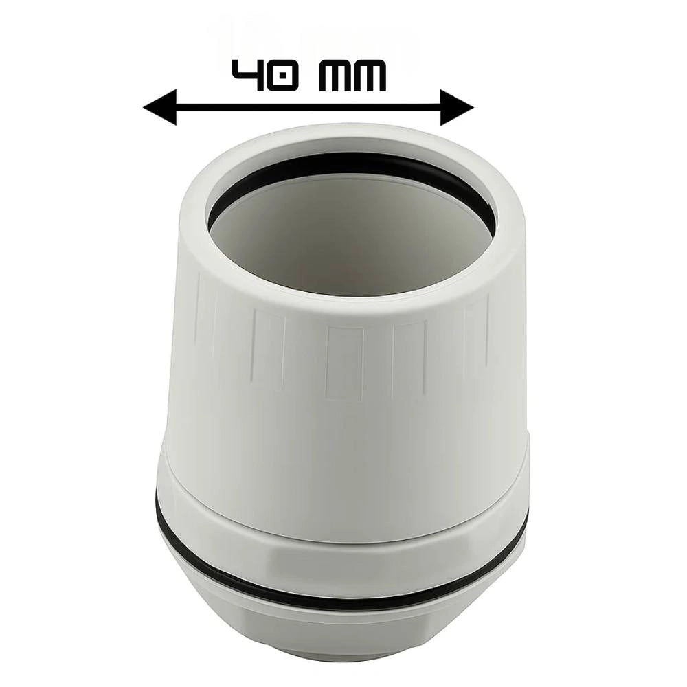 Faeg raccordo per tubo rigido ip65 passo metrico 1,5 *** diametro 40 millimetri, confezione 1