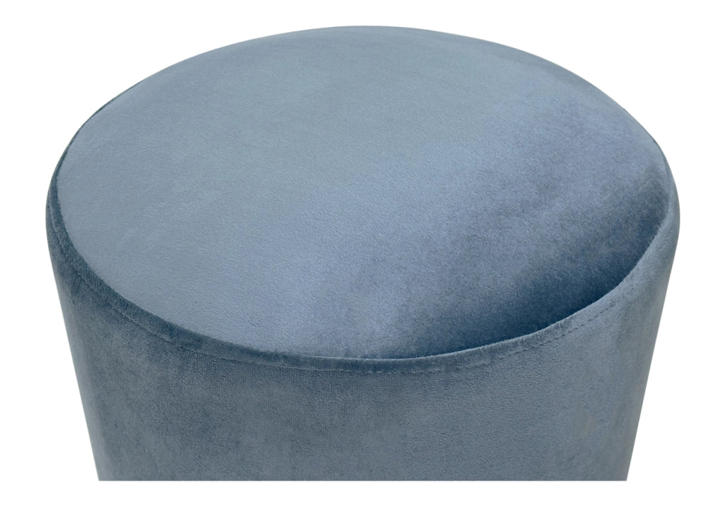 Pouf in velluto carta da zucchero, poggiapiedi - Zivago - PO25ZIBM