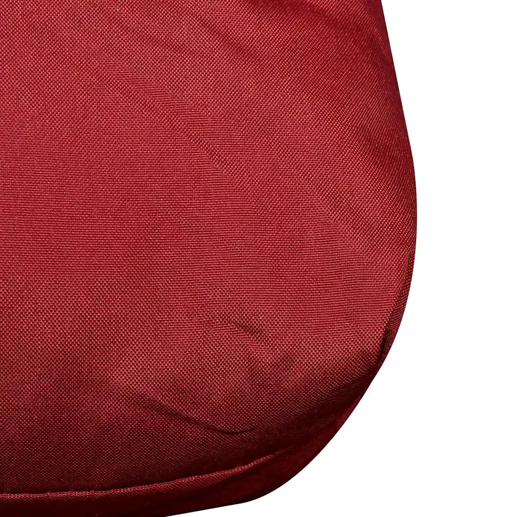 Cuscino per sedie | Cuscino di Appoggio Imbottito Rosso Vino 120 x 40 x 10 cm