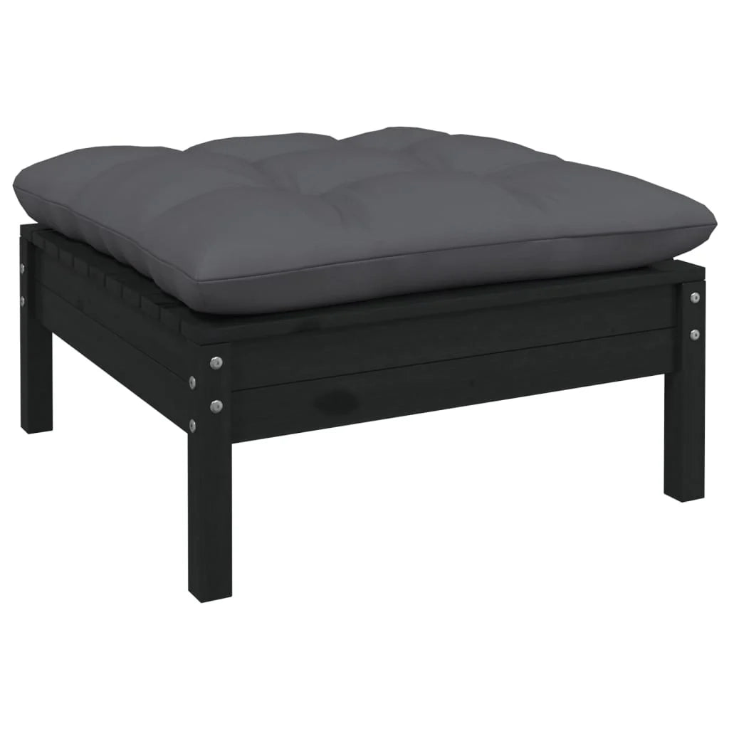 Set di mobili da giardino mobili da esterno set da 3 pezzi con cuscini legno di pino antracite 02_0015918