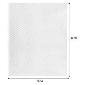 Buste Sottovuoto Goffrate 50pz 25x40cm uso Domestico e Professionale BPAFREE