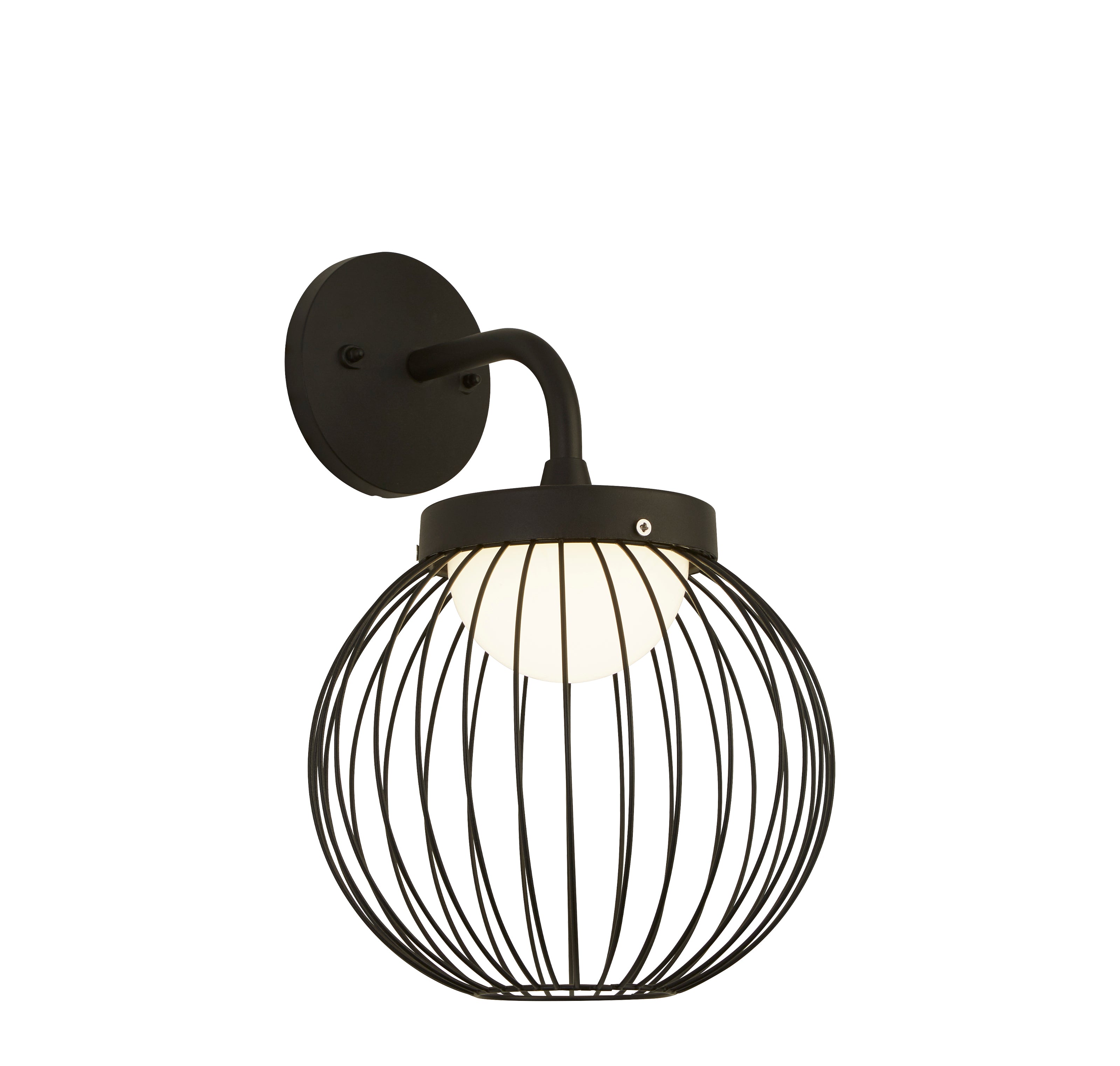 Applique Industrial Cabina Alluminio Bianco Policarbonato Nero Led 18,31W 3000K