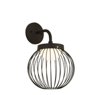 Applique Industrial Cabina Alluminio Bianco Policarbonato Nero Led 18,31W 3000K