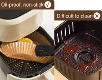 Carta Forno per Friggitrice ad Aria Maxi Scorta 150pz D.16 H4,5cm Biodegradabili