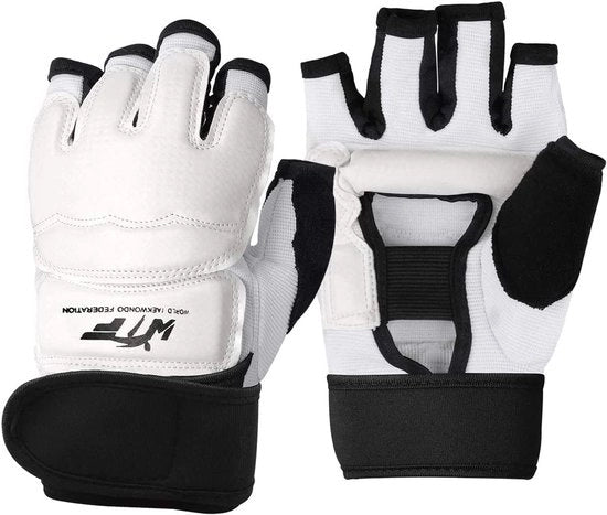 Manichini da allenamento - Materiale PU - Duraturo/solido - Progettazione dita rotte - Cinturino/ regolabile - Assorbimento sudore/badstof - Manichini boxe