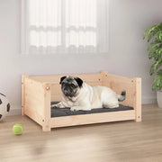 Cuccia per Cani 65,5x50,5x28 cm in Legno Massello di Pino cod mxl 40981
