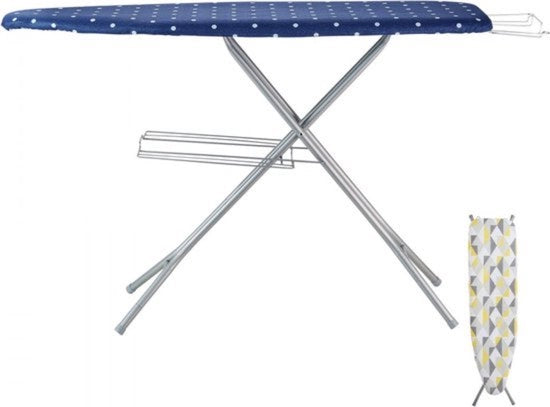 Piastra da stirare - piastra da stirare a vapore - 2 pezzi - con supporto per ferro da stiro - piastra da stirare pieghevole - carico massimo 30 kg
