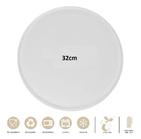 Piatti Monouso Pizza 50pz 32.5 cm 100% Biodegradabili Bianco
