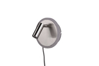 Applique da Interno a LED in Metallo Nickel Opaco