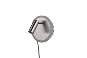 Applique da Interno a LED in Metallo Nickel Opaco