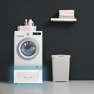 Base per lavatrice e asciugatrice max 150 kg Telaio porta lavatrice con cassetto