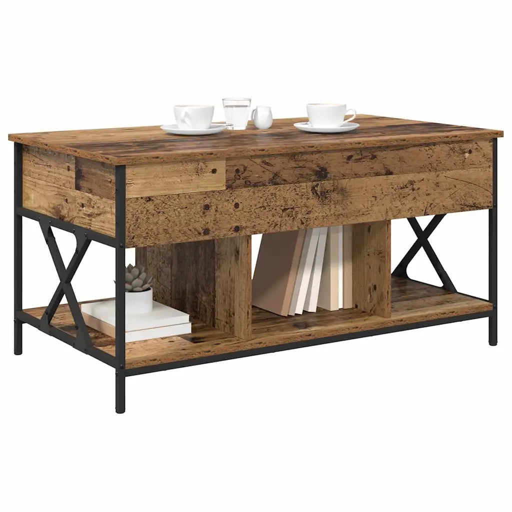 Tavolino da salotto Legno vecchio 100 x 55 x 48.5 cm 883035