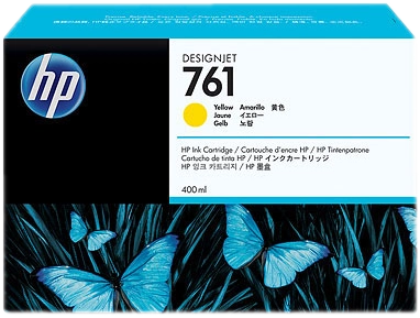 HP Cartuccia inchiostro giallo DesignJet 761, 400 ml