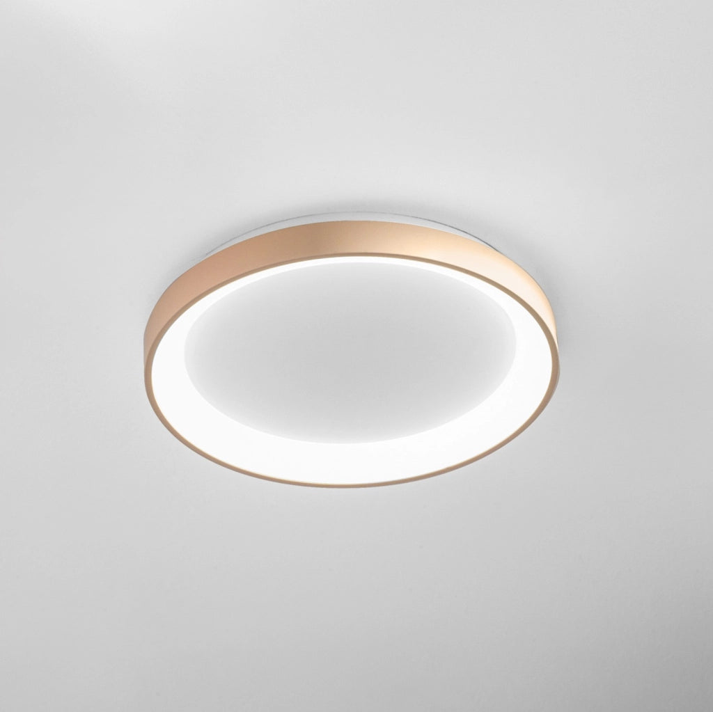 Lampada a soffitto Krizia P/P 30W 2500-2600lm 3000K-4000K in finitura New Beige - Plafoniera LED a luce diretta dimmerabile - Gea Luce