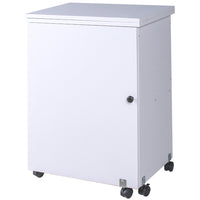 Mobiletto per Macchina da Cucire Tavolo Cucito Pieghevole Multiuso Legno Bianco