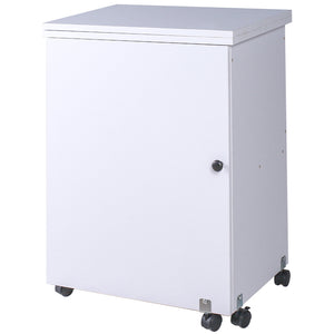 Mobiletto per Macchina da Cucire Tavolo Cucito Pieghevole Multiuso Legno Bianco