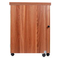 Mobiletto per Macchina da Cucire Tavolo Cucito Pieghevole Multiuso Legno Ciliegio