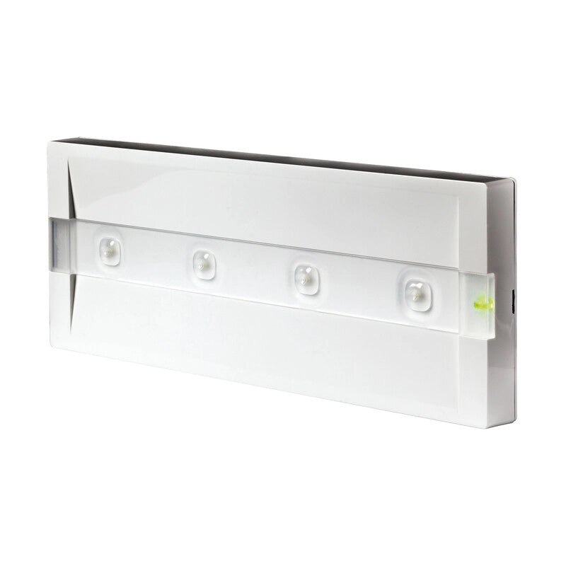 Lampada emergenza a parete ultraslim 21x8x2 cm