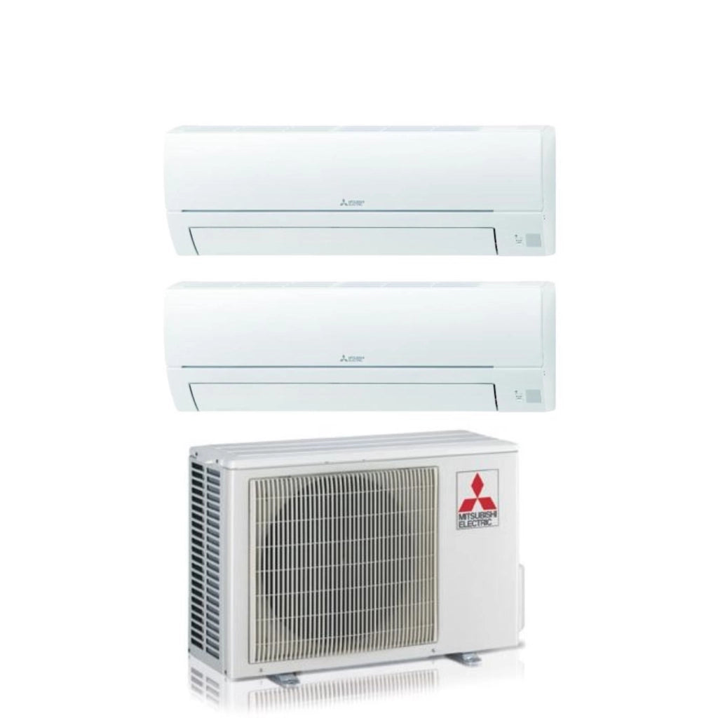 Condizionatore Dual Split Mitsubishi Electric Smart MSZ-HR 9+9 con MXZ-2HA40VF R-32 Wi-Fi Optional