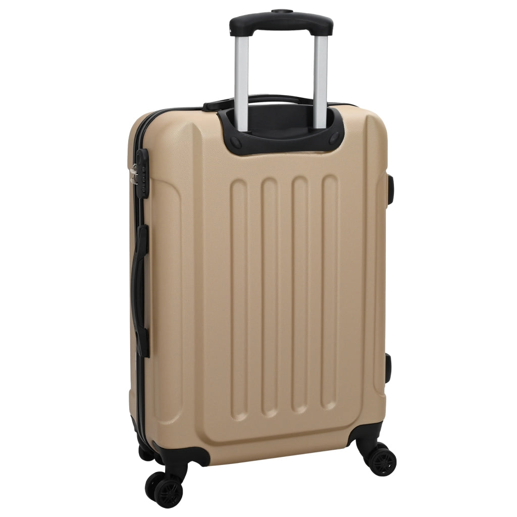 Set di valigie 3 pcs Valigia rigida Champagne 20'' 24'' 28'' ABS
